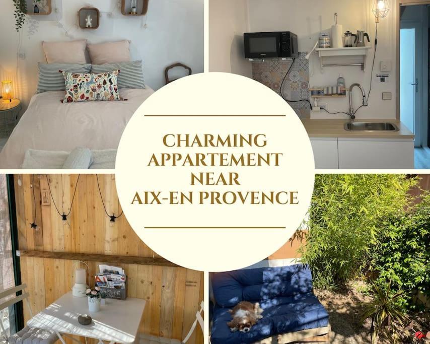 Charming Studio To Venelles 10 Minutes From Aix Экстерьер фото